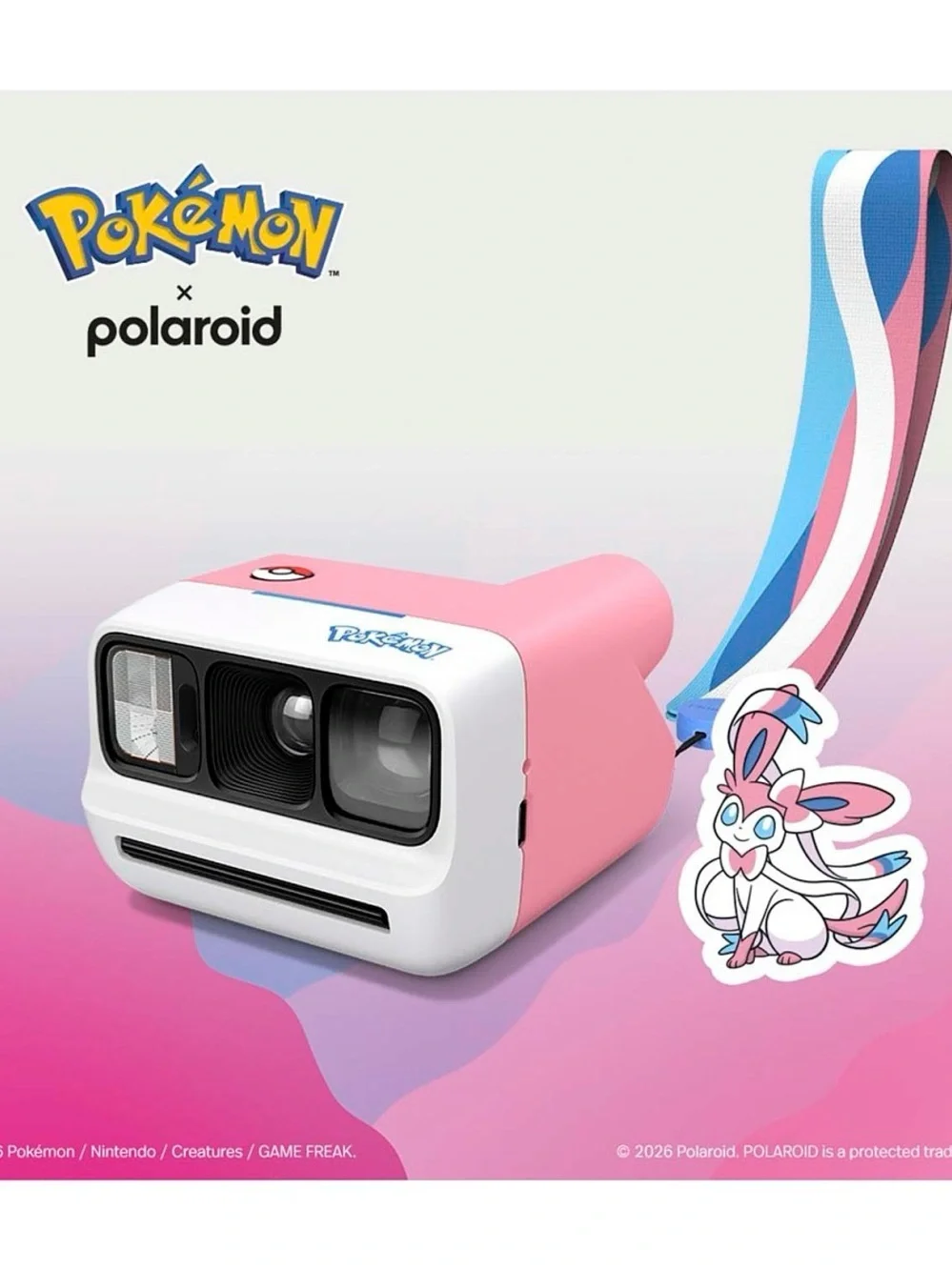 Pokémon × Polaroid: Polaroid Go Instant Camera Generation 3—Sylveon Edition